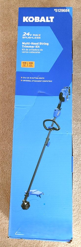 Kobalt 24V 15" Split-Shaft Attachment-Capable Battery String Trimmer (Tool Only)