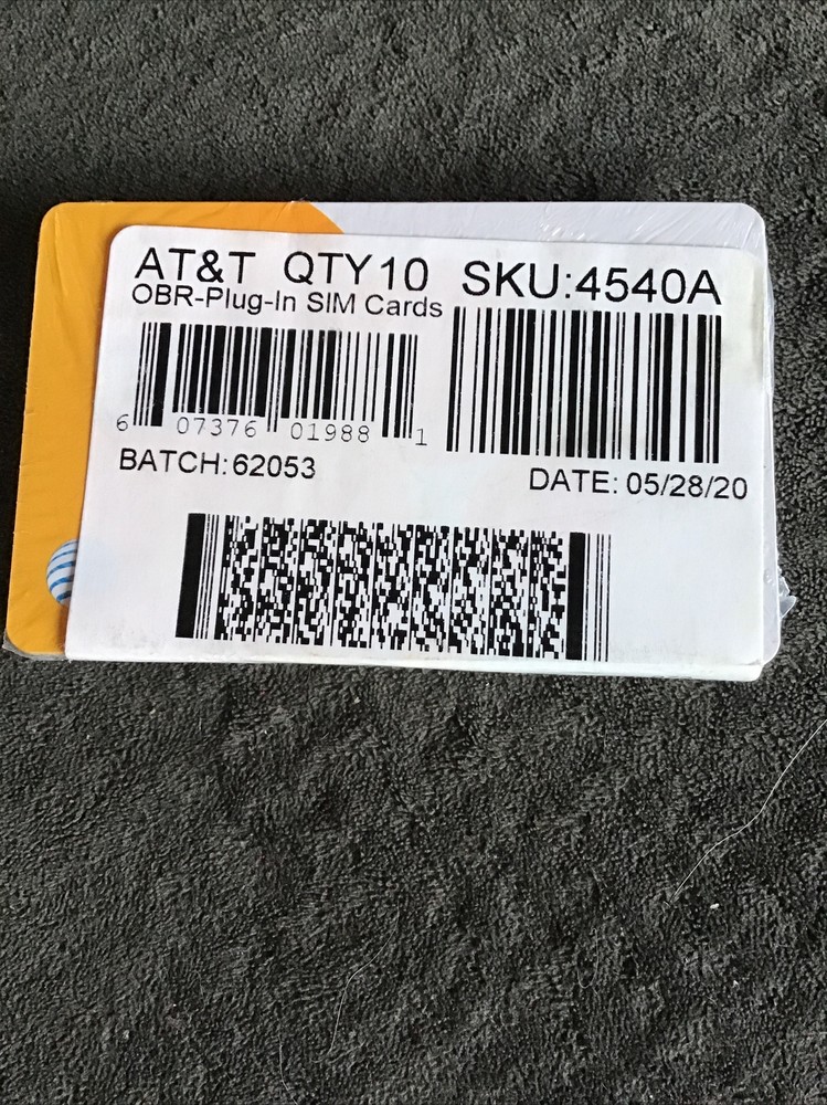 AT&T Micro Sim Cards