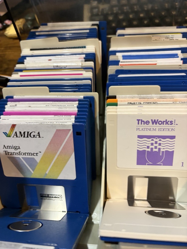 Massive Amiga Floppy Disk Lot 3, Tons Of Utilities. Untested