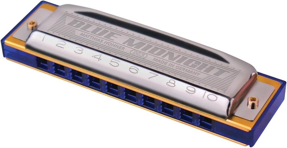 Hohner 595BL Blue Midnight Harmonica Key of A