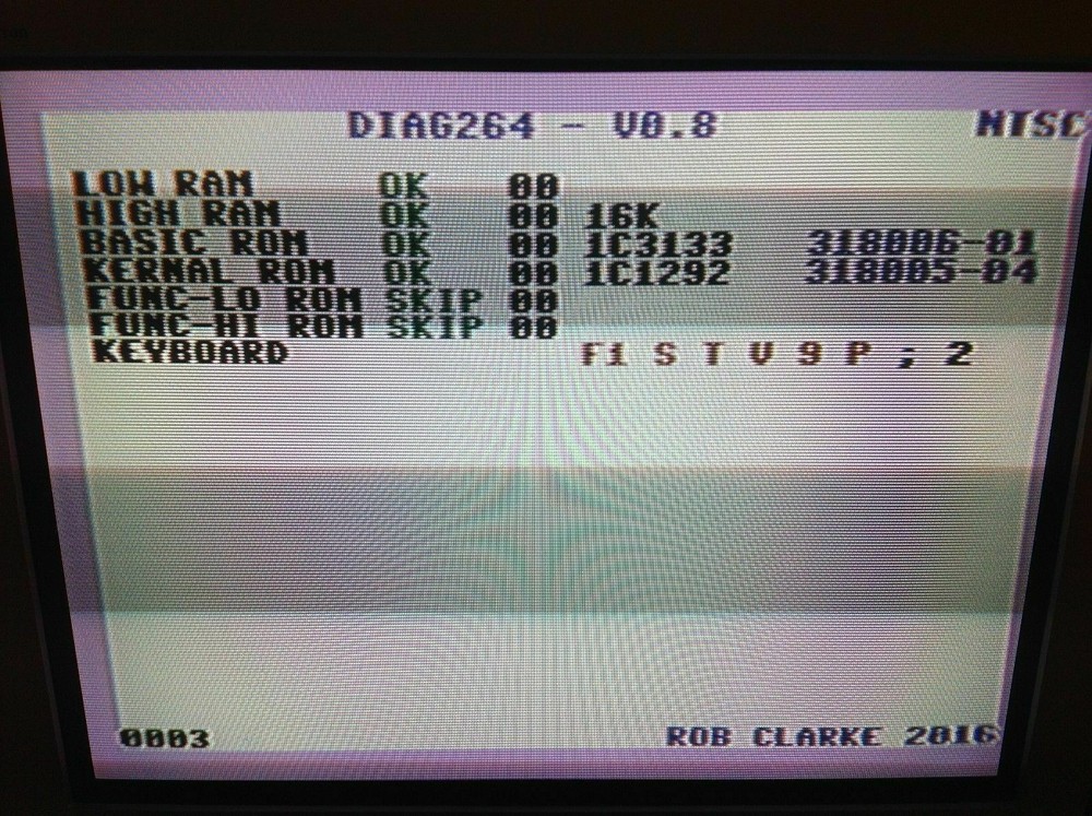 Commodore C16 multi-game/ROM cartridge PCB board With 1X 27C512 EEPROMs