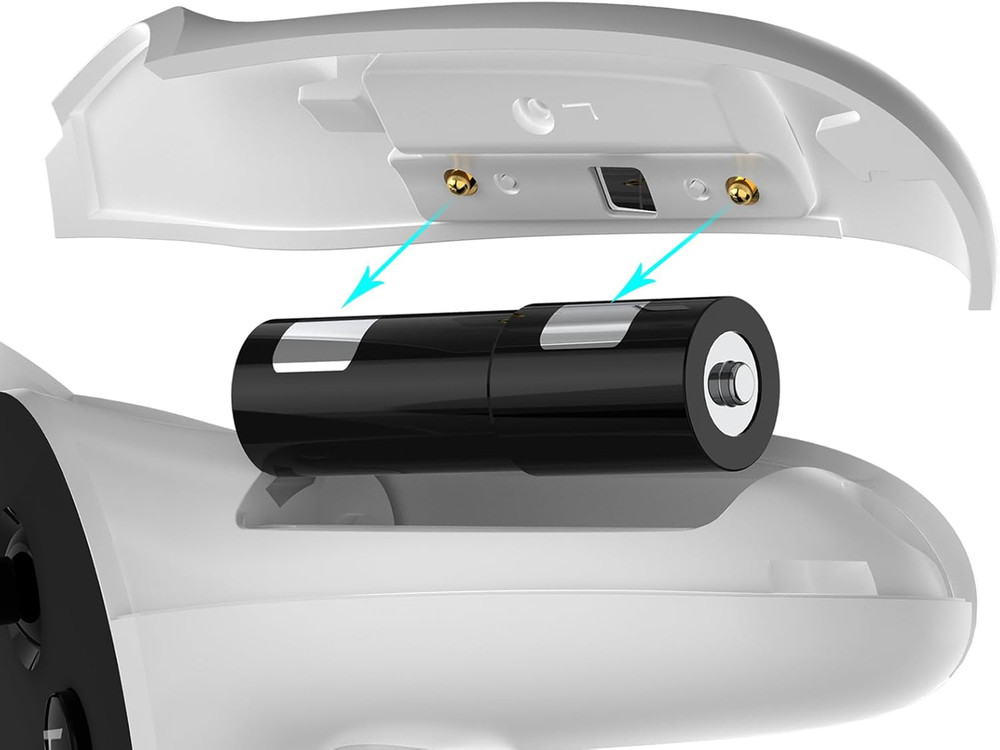 Replacement Controller Battery for Meta Quest 3S, 3 and 2 Charging Dock, 1800Mah