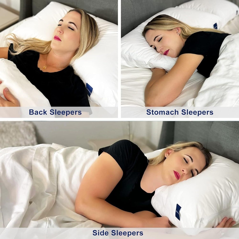 Pillow King 2-Piece Set, Mixed Crushed Memory Foam Pillow [Adjustable]