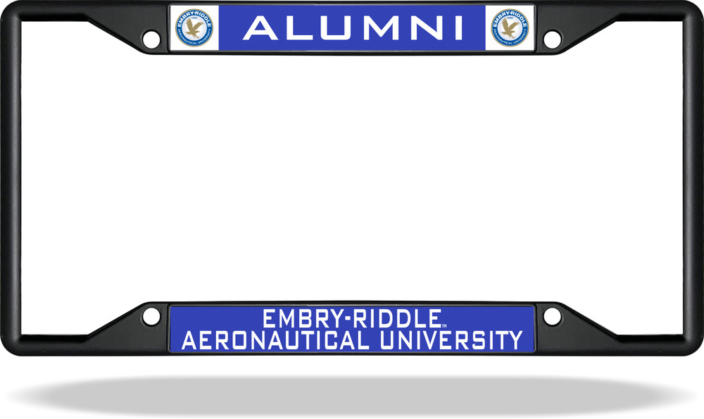 Embry Riddle Aeronautical ALUMNI Black License Plate Frame