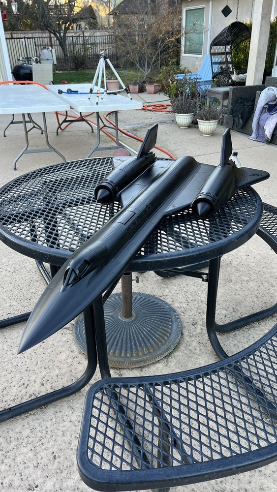 SR-71 Blackbird DIY 5’ Long Model