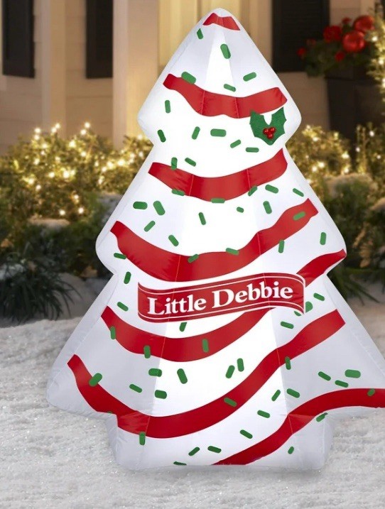 Little Debbie Inflatable Christmas Tree