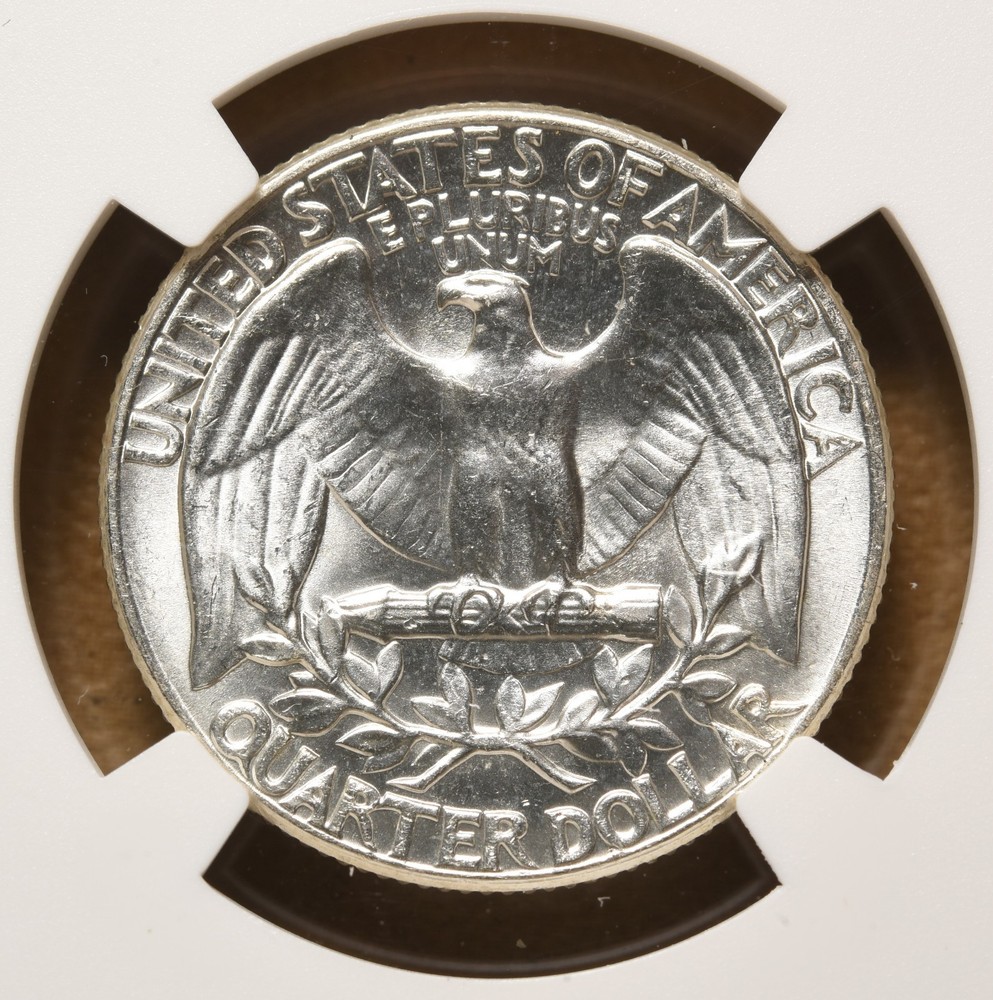 1964 P Washington Quarter 'Type B Reverse' NGC MS64