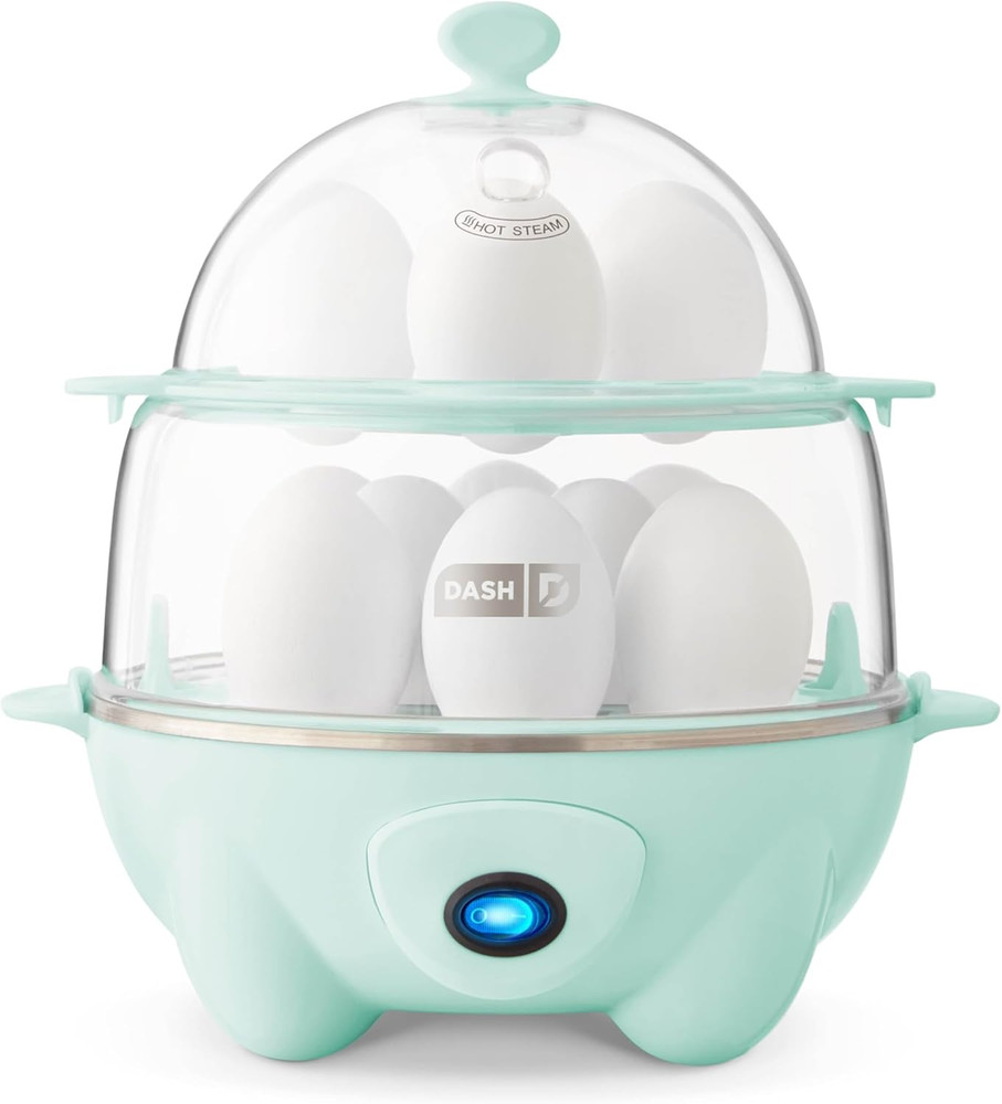 Deluxe Rapid Egg Cooker for Hard Boiled, Poached, Scrambled Eggs, Omelets