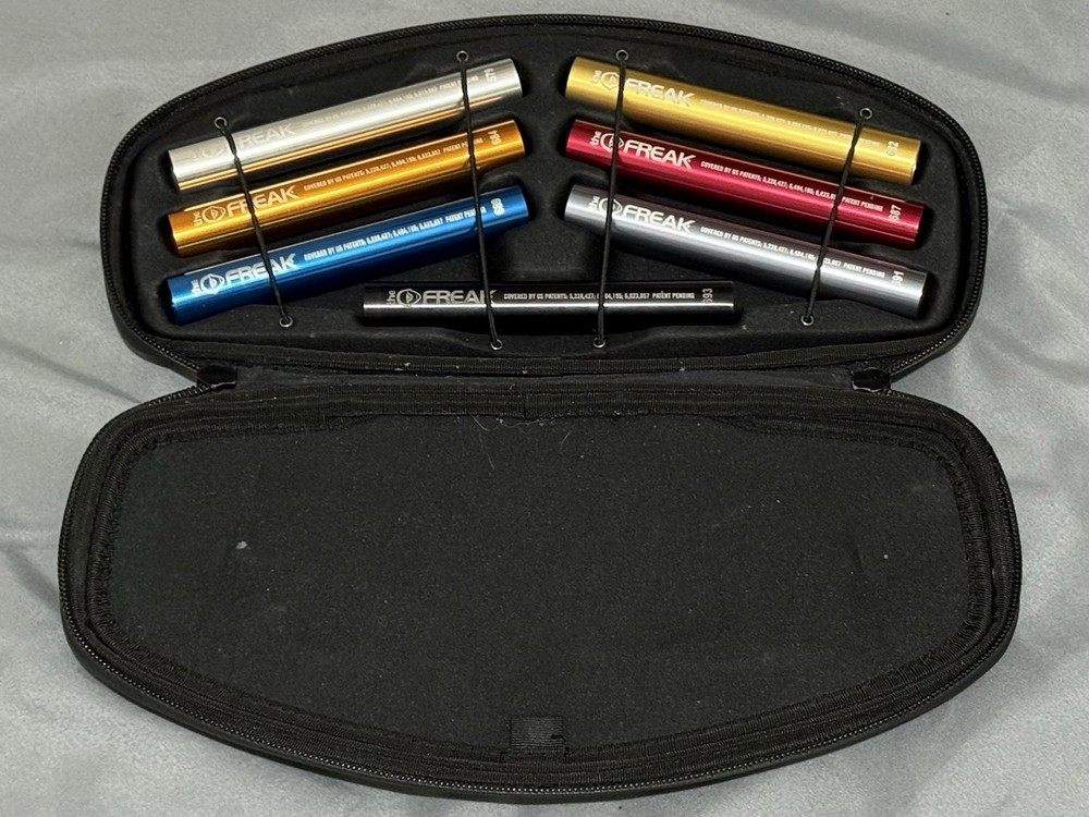 💥 DLX Freak Boremaster Kit w/ V1 Soft Case - 7 Multicolored Inserts 💥