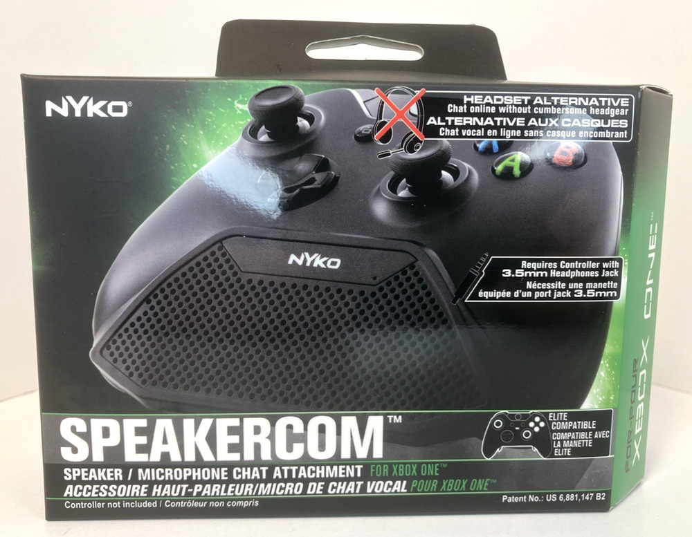 NYKO Speakercom Xbox One Speaker Microphone Chat Attachment For Controller New