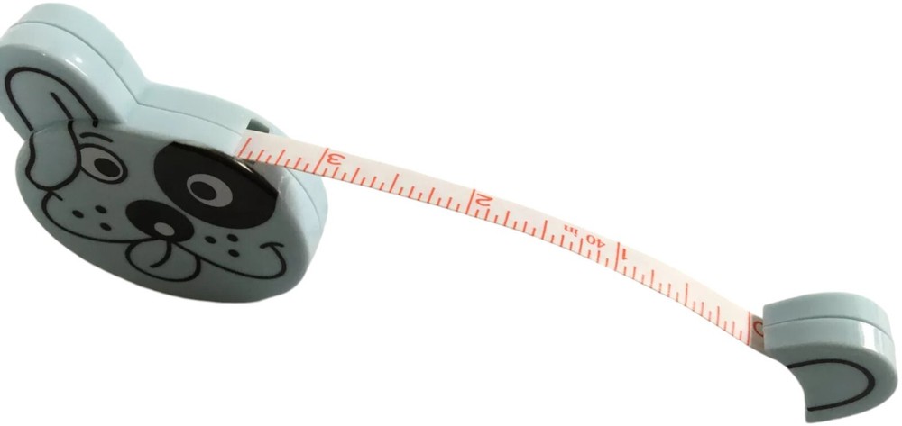 Blue Sewing Machine Scissors and Tape Measure Set