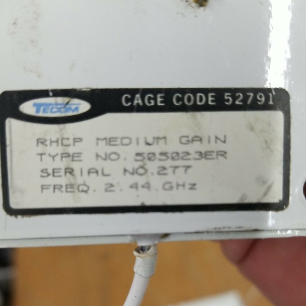 Tecom Panel Antennas, 2.44 GHz, RHCP Medium Gain (x4)