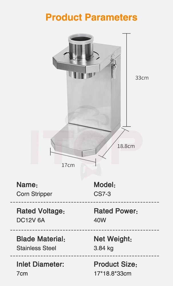 Electric Corn Sheller Thresher Fresh /Boiled Corn Stripper Machine