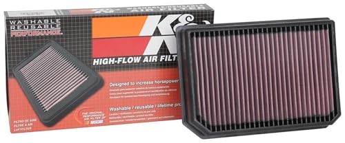 High-Flow Original Lifetime Engine Air Filter: Increase Power: Premium,