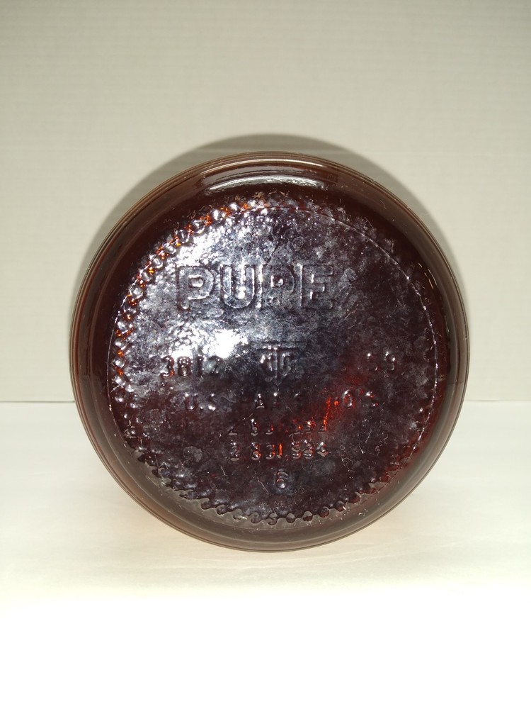 Vintage Glass Purex Bottle