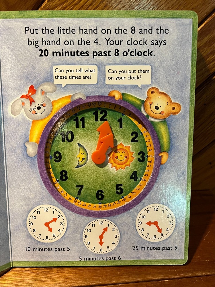 Vintage Learning Clock Board Book 2002 Barnes and Noble