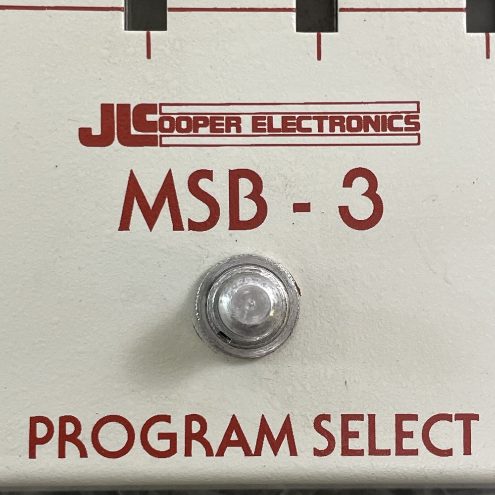 Vintage JL COOPER MSB-3 MIDI 2 Program Select / 4 Outputs