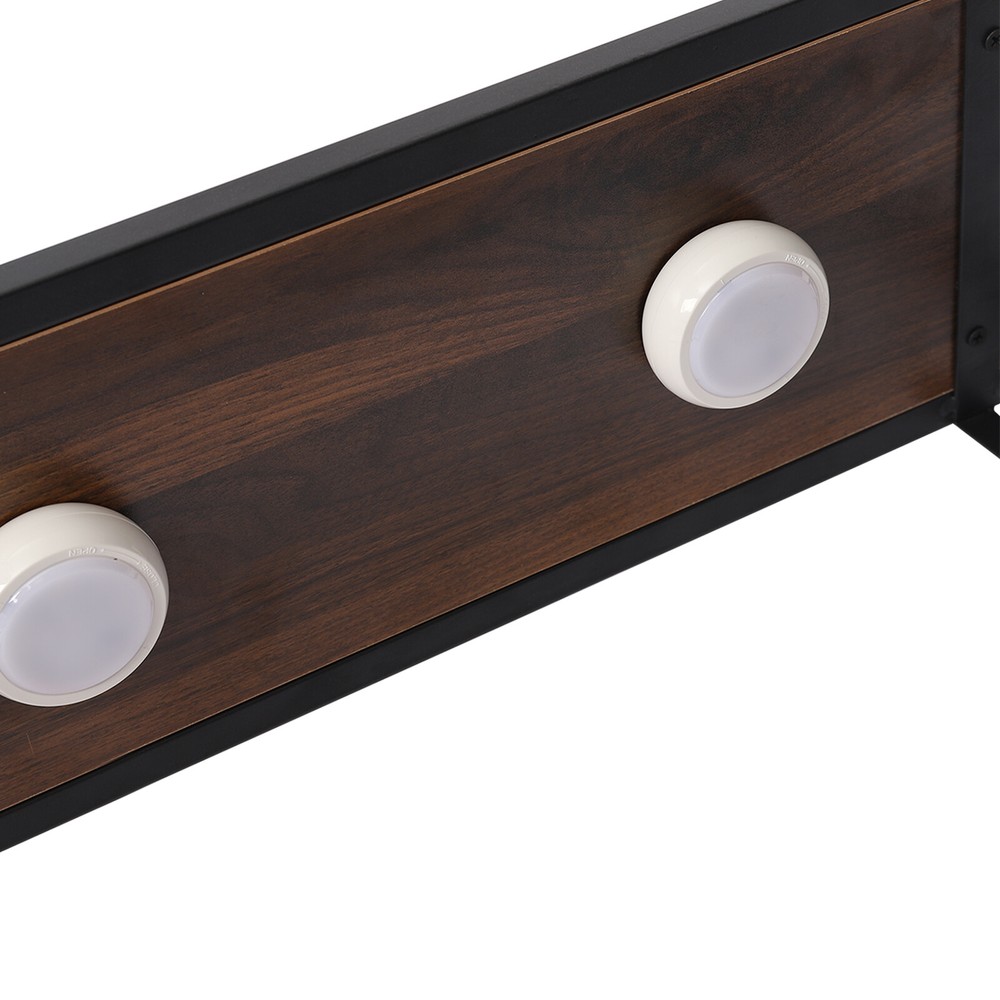 Wall Mounted LED RGB Wine Display Rack,Bottle Storage Holder, 2 Layers