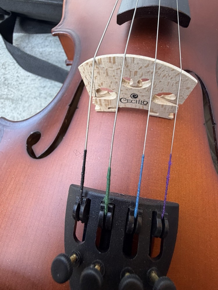 Mendini By Cecilio Wood Violin MV300