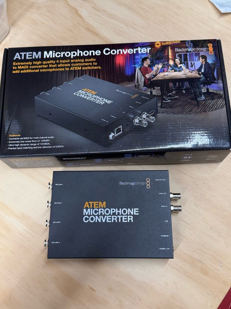 Blackmagic Design ATEM Microphone Converter MADI