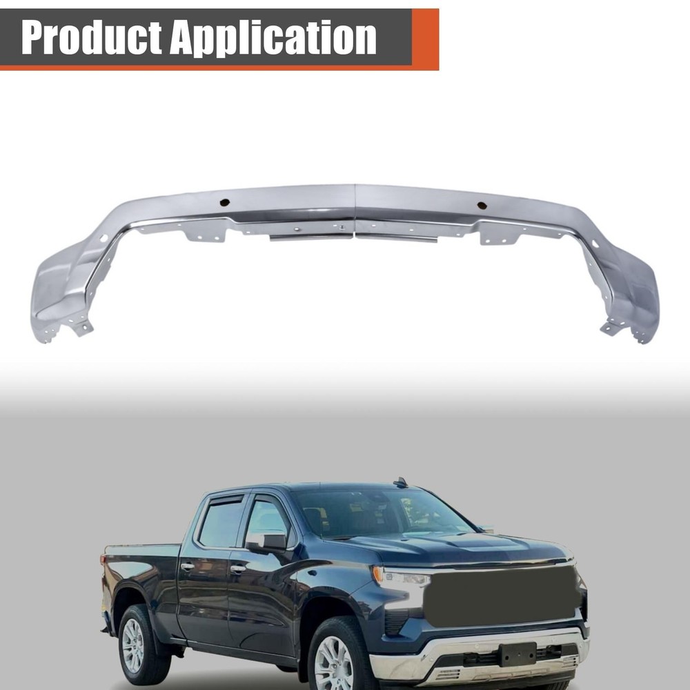 Chrome Split Front Bumper Kit for Silverado 1500 2022-2024 85103443