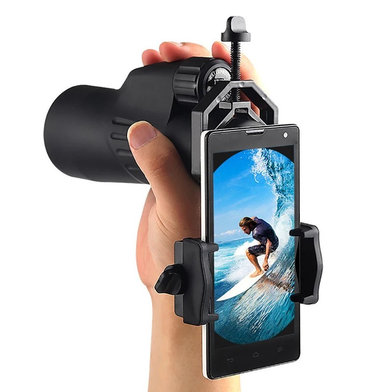 NEW Universal Telescope Cell Phone Mount Adapter for Monocular Spotting Scope US