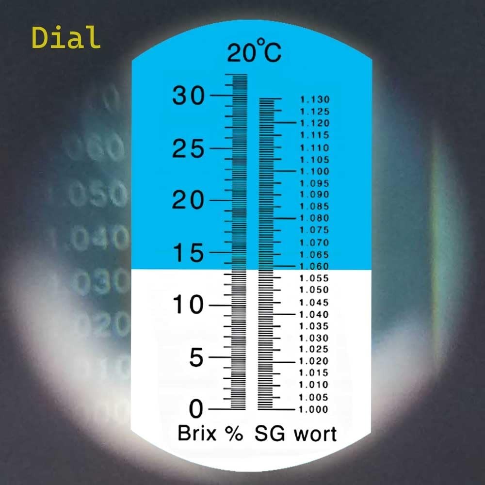 0-32% ATC Refractometer Brix Beer Fruit Juice Sugar Tester Meter Tool US