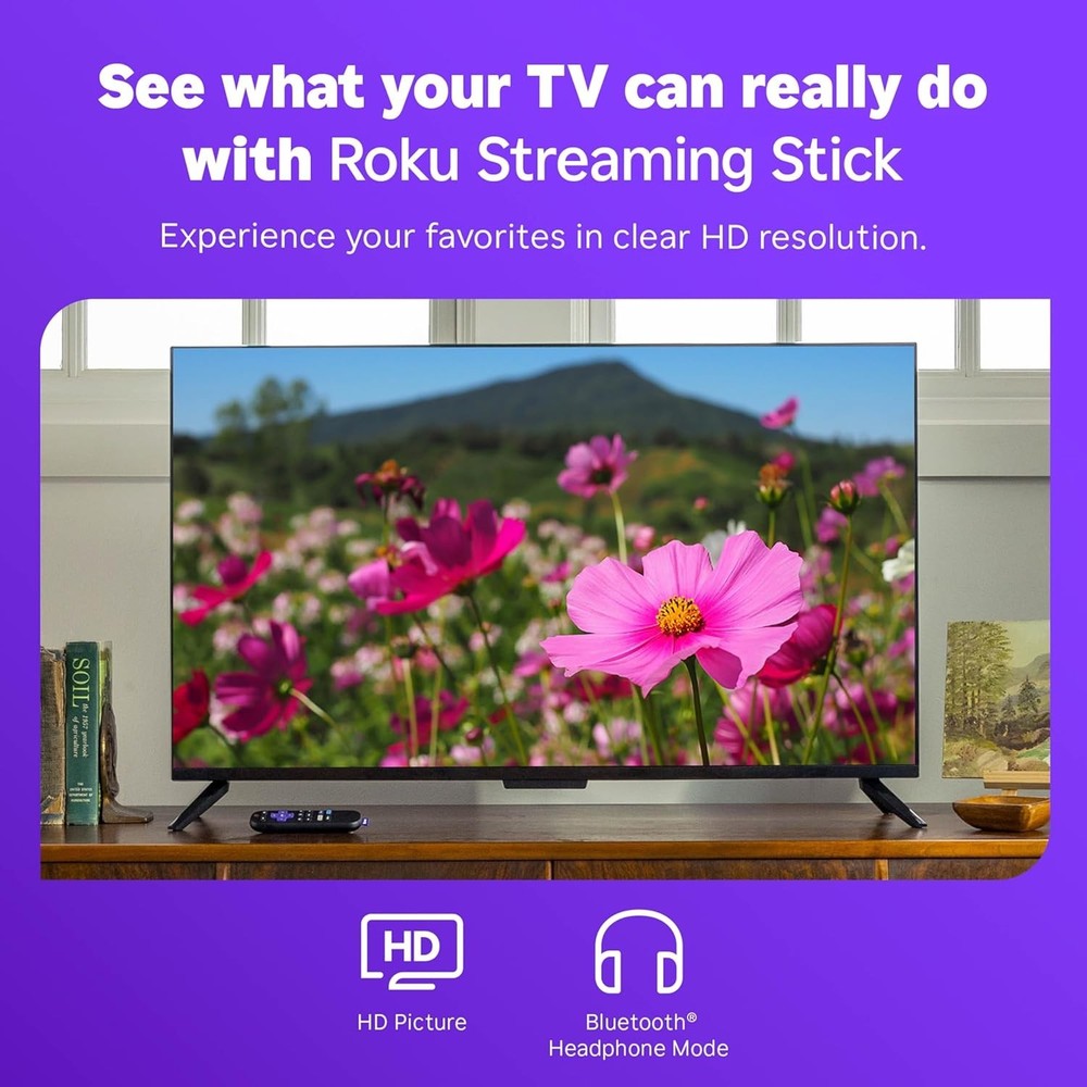 Roku Stick+ HD Wireless Streaming Player - 07WVFCVJN
