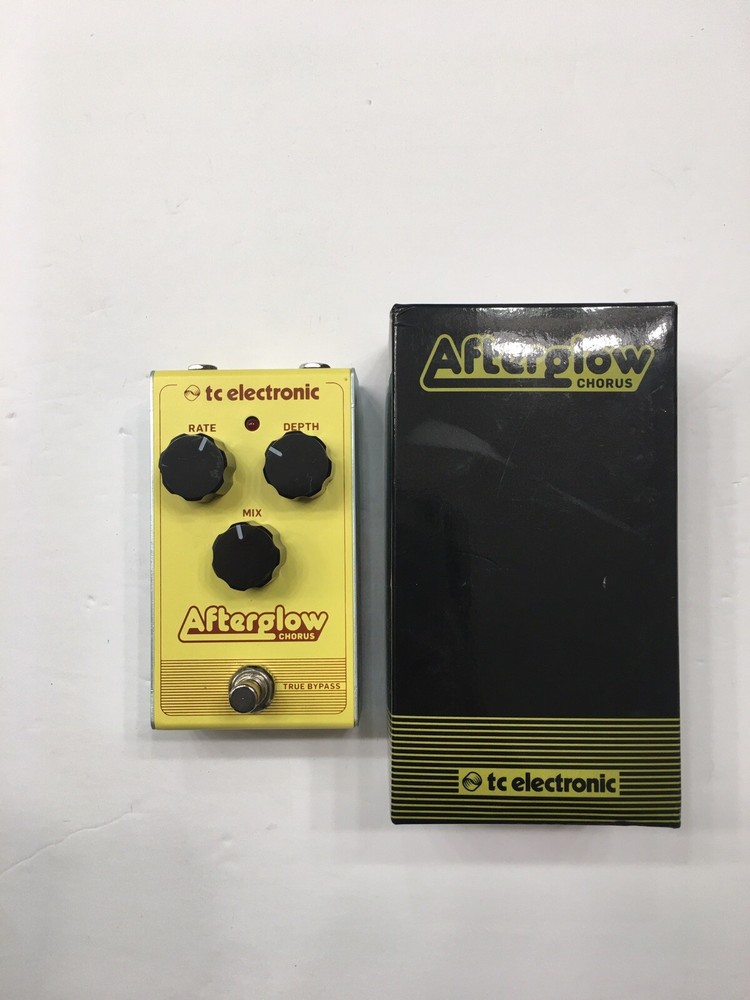 TC Electronic Afterglow Analog Chorus True Bypass Guitar Effect Pedal + Box