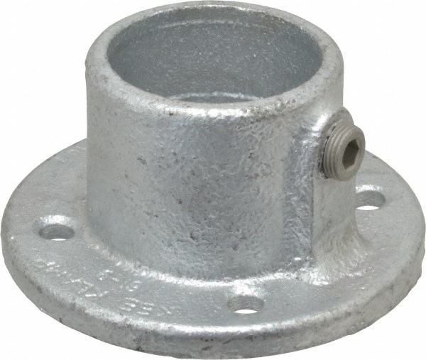 Kee 2" Pipe, Medium Flange, Malleable Iron Flange Pipe Rail Fitting Galvanize...