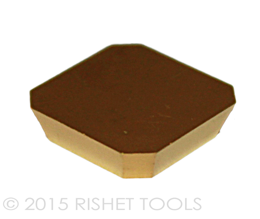 RISHET TOOLS SEKN-42 AFN C5 Multi Layer TiN Coated Carbide Inserts - Box of 10