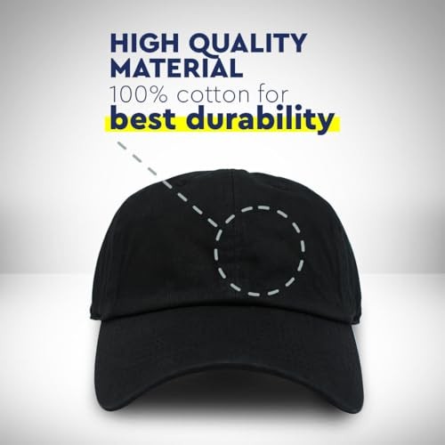 Soft Baseball Hat Embroidered Dad Hat Hand Peace One Size White Design Only
