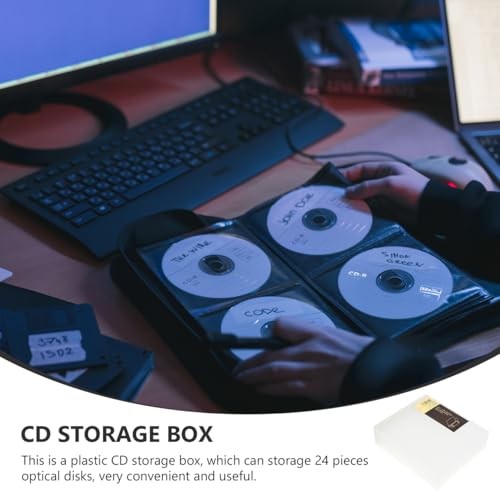 CD/DVD Case 24 Capacity CD Storage Holder Portable Disc Storage Bag DVD