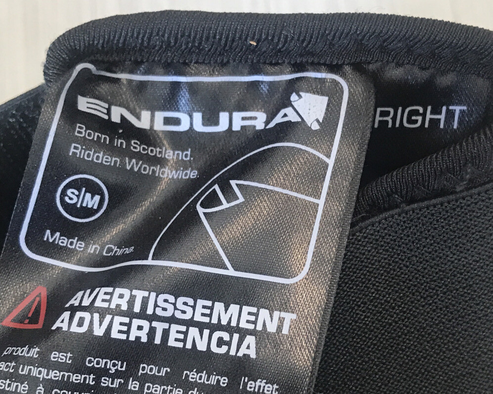 Endura Single Track Elbow Protector: Black: S/M
