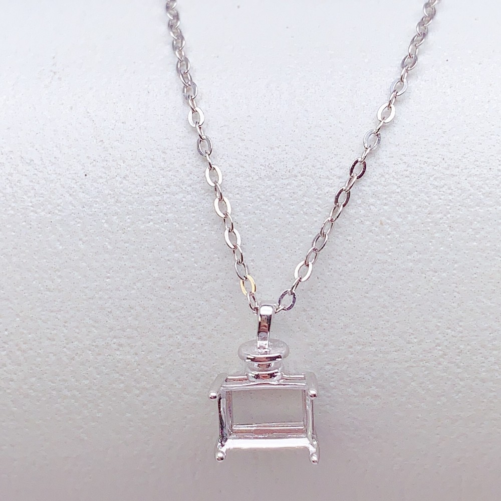 Silver 925 pendant empty setting, DIY blank setting YD78