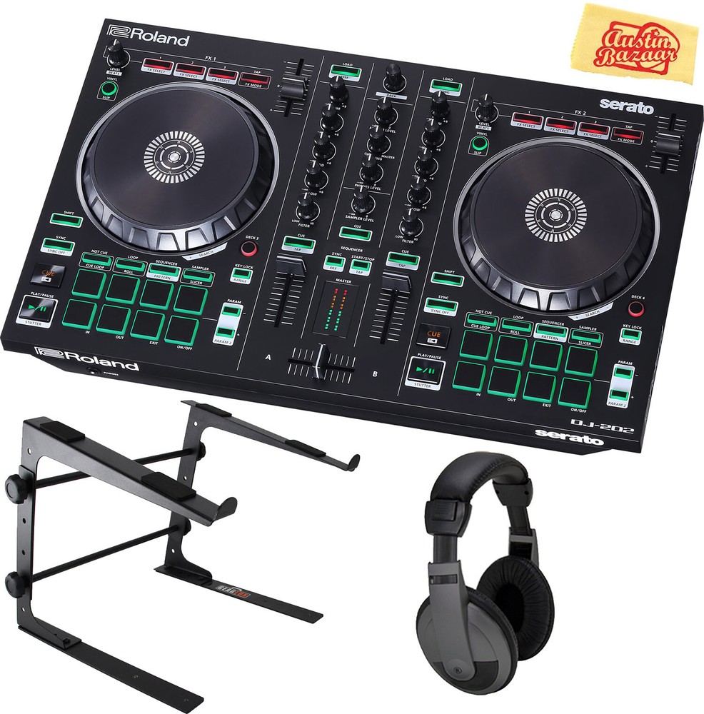 Roland DJ-202 DJ Controller w/ Stand