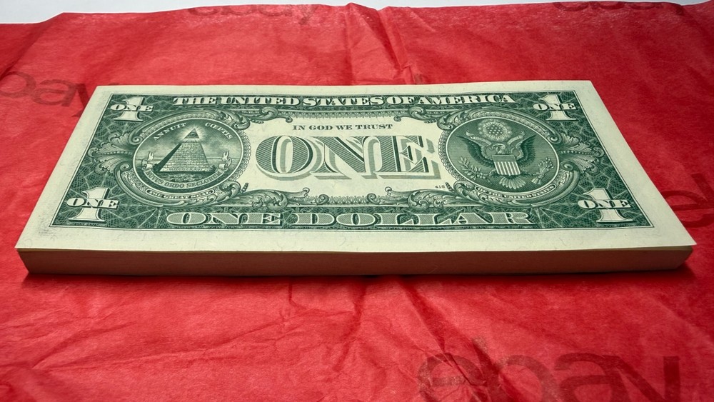 $1 Silver Certificate 1957 One Uncirculated Gradable Sequential Note Perfect UNC
