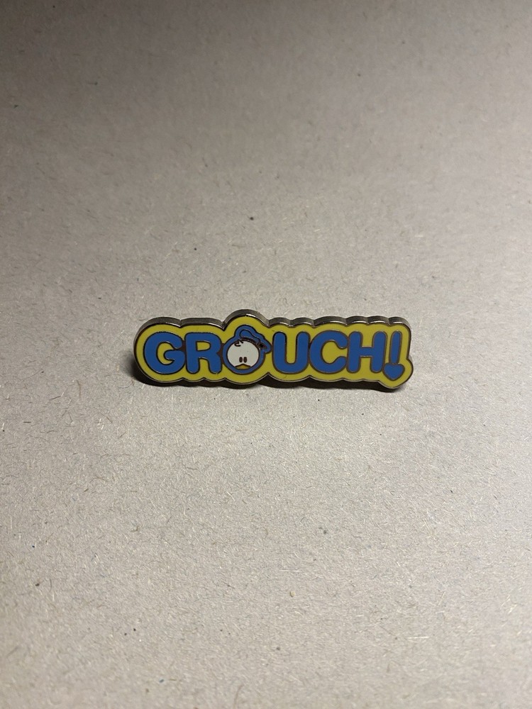 Donald Duck Grouch! Cute Characters Face Pin