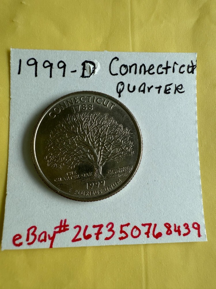 1999-D Connecticut State Quarter, circulated