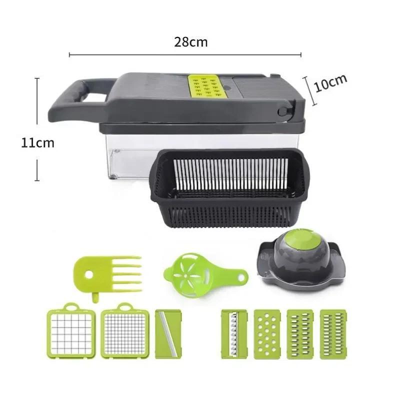 14-in-1 Multifunctional Vegetable Chopper & Slicer for Kitchen & Cooking