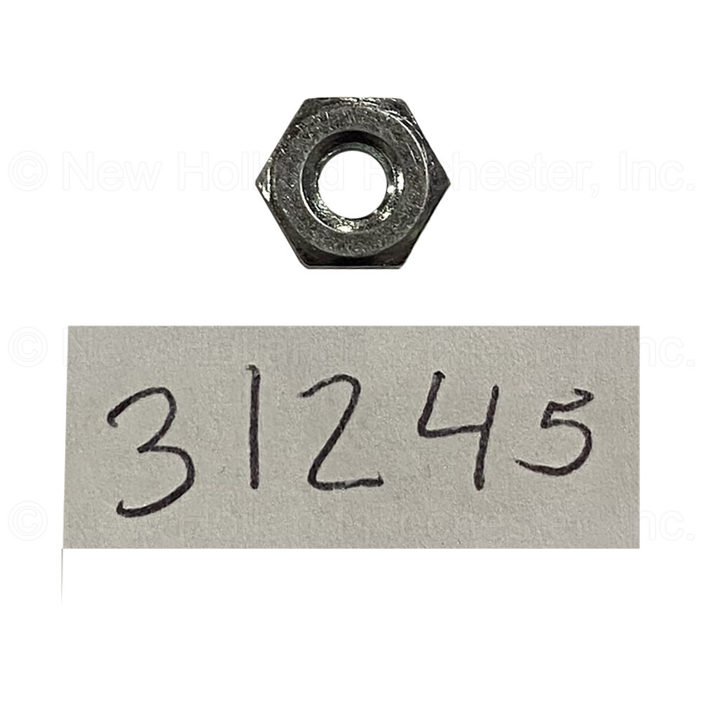11/32" RH Thread #8-32 Hex Nut Part # 31245
