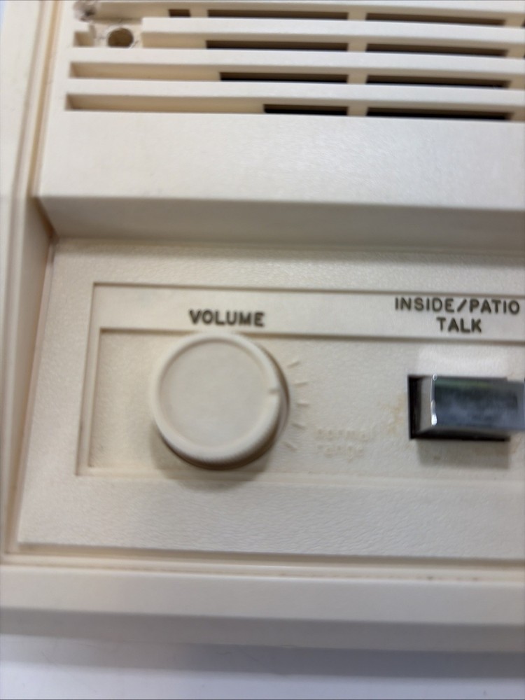 Nutone Bisque music intercom wall remote Untested