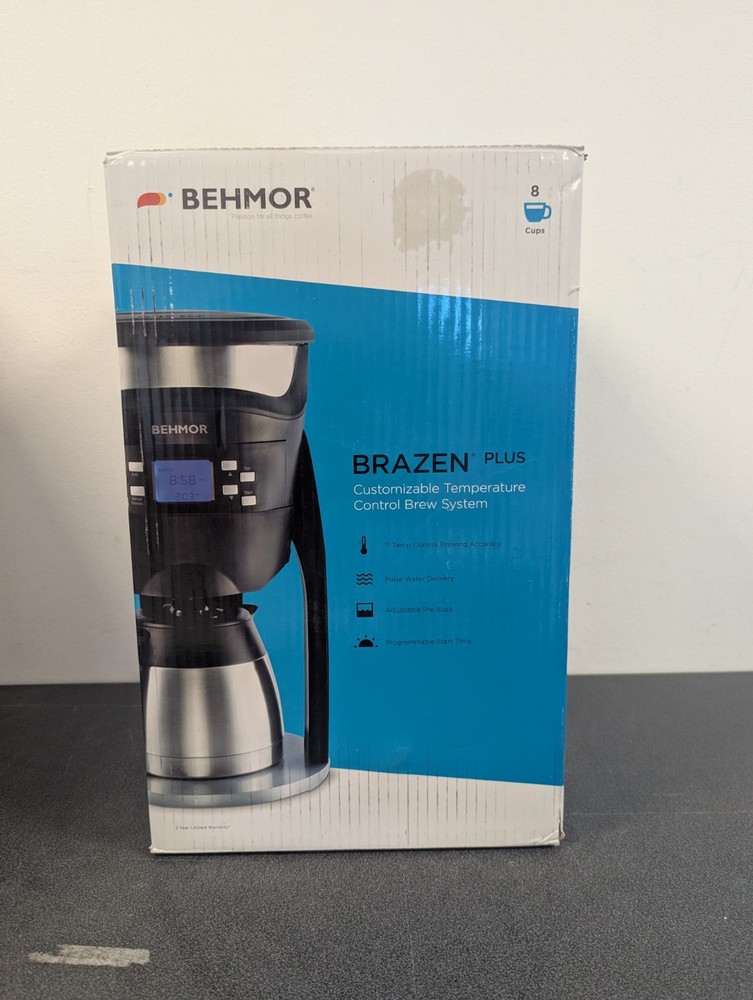 Behmor Brazen Plus 8 Cup Customizable Brew System Coffee Maker - Works - Details