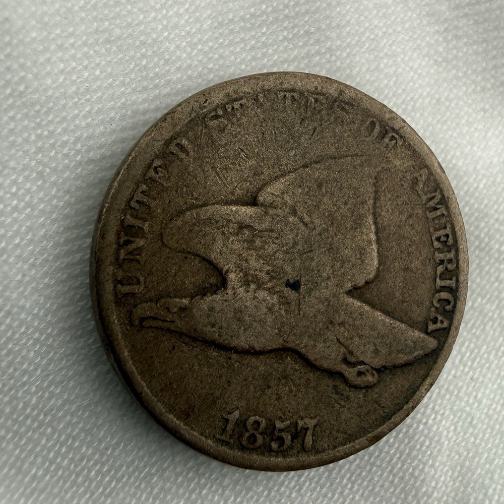 1857 Flying Eagle Cent Pre CIVIL WAR U.S Coin One Cent
