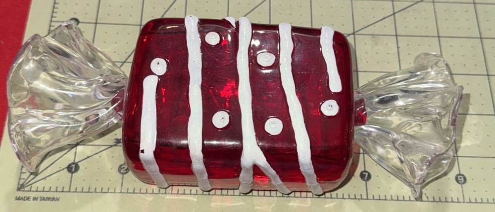 Department 56 Acrylic "Wrapped Candy Box" - Hinged Magnetic Clasp ~ Rectangle 8”