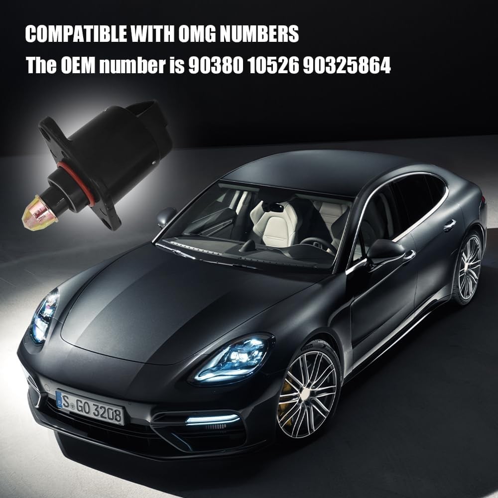 OEM IAC Idle Air Control Valve Sensor - Chrome Finish, Stable Engine Performance