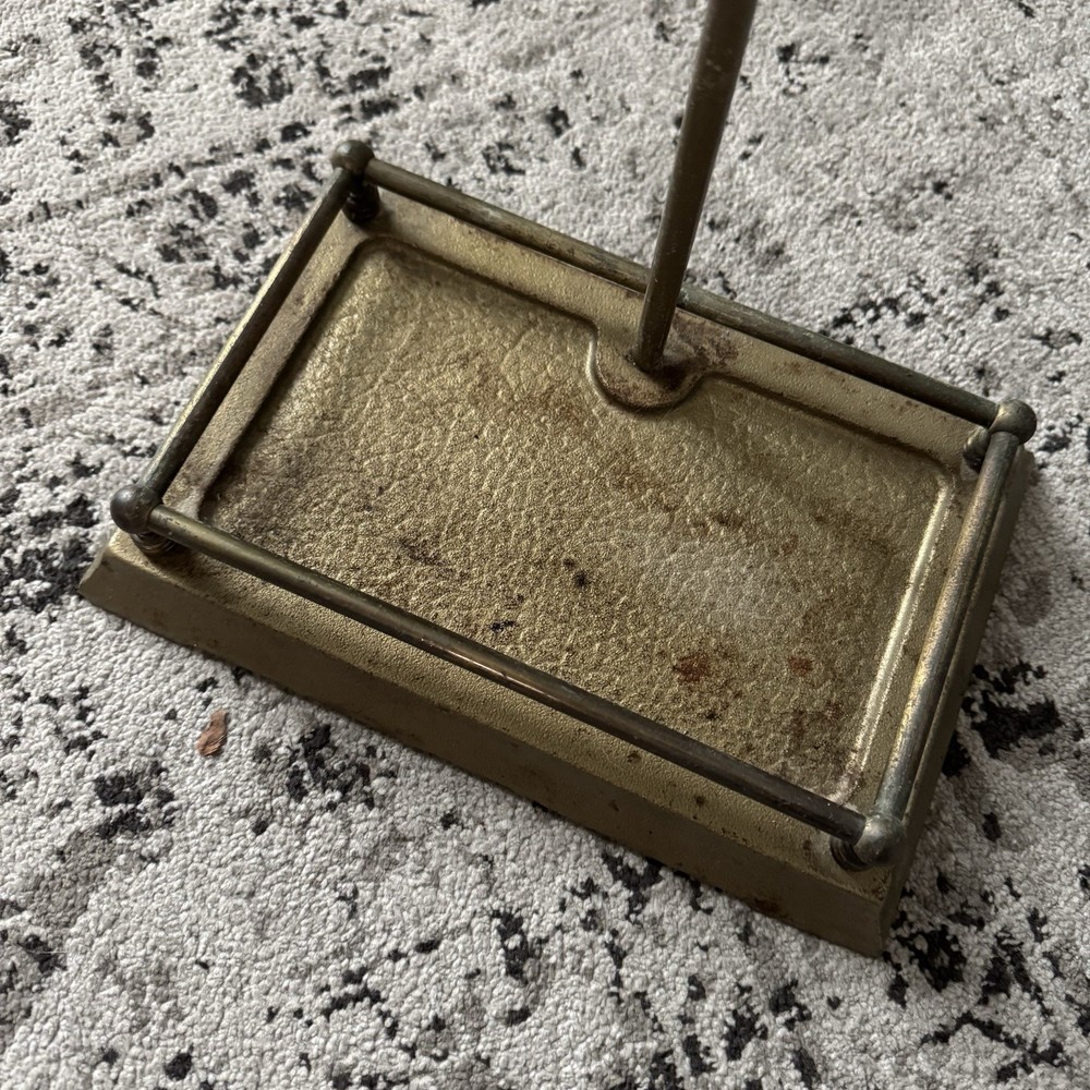 Vintage Brass 5 Pc Fireplace Tool Set