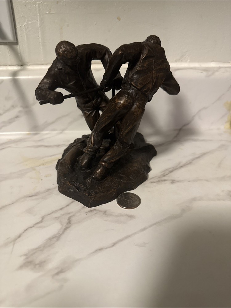 Brass Washington Gas Co. Figure Signed