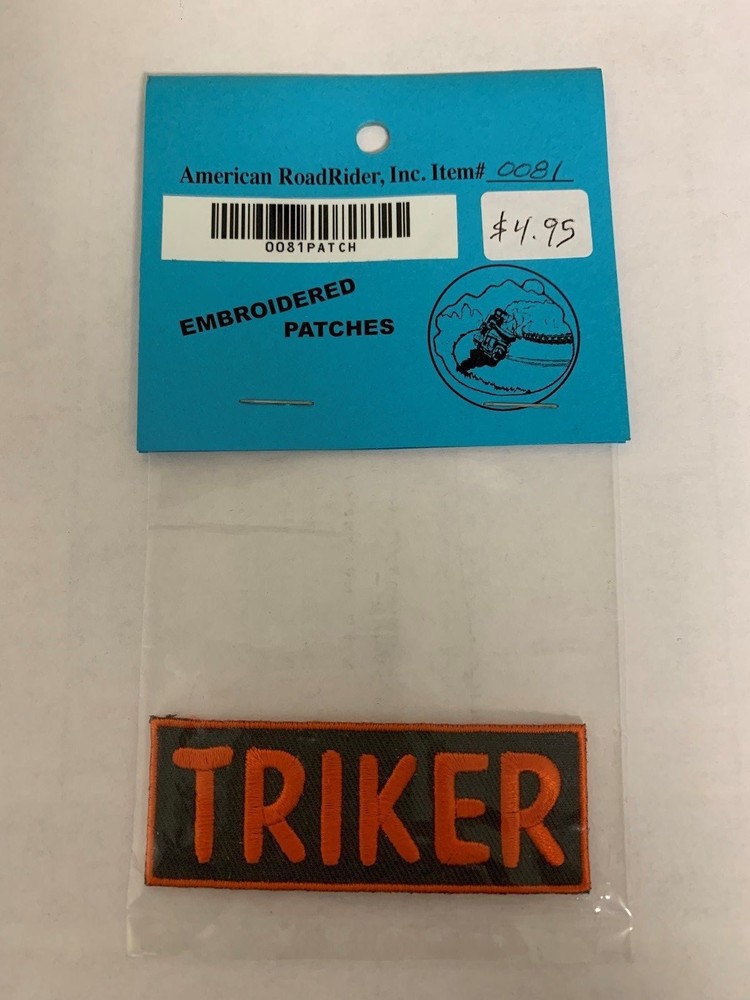 TRIKER PATCH 1" X 3" (BLK/ORANGE)