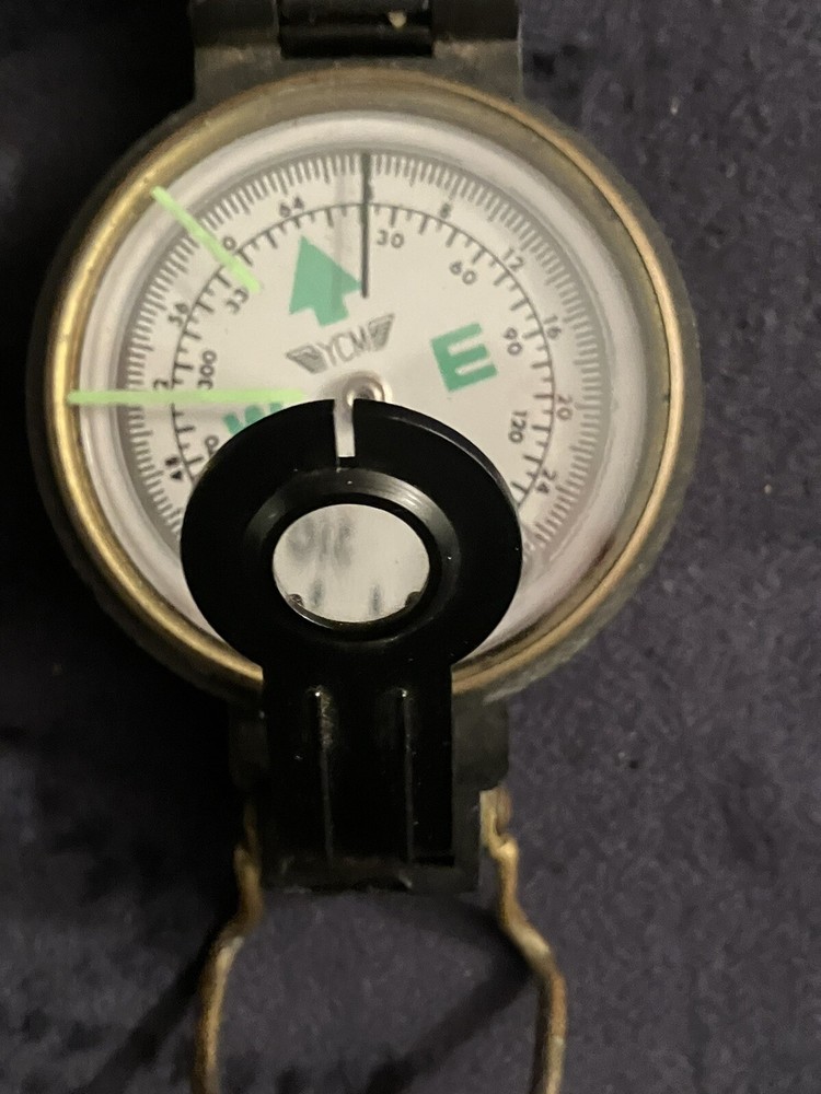 ENGINEER LENSATIC COMPASS Works great! See photos!